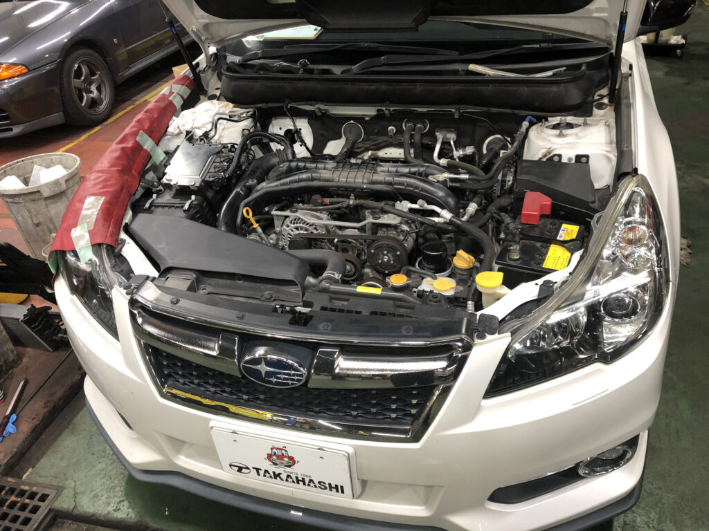 スバル　レガシィ　保証修理　ブレーキ修理