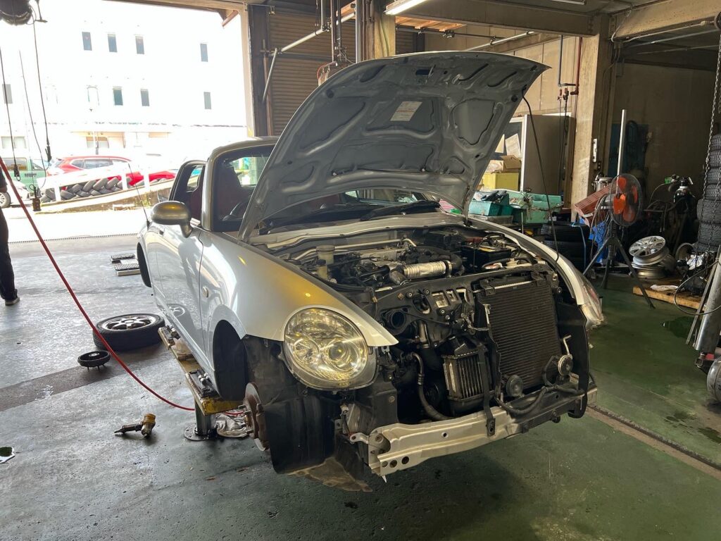 コペン　車検　ベルト交換